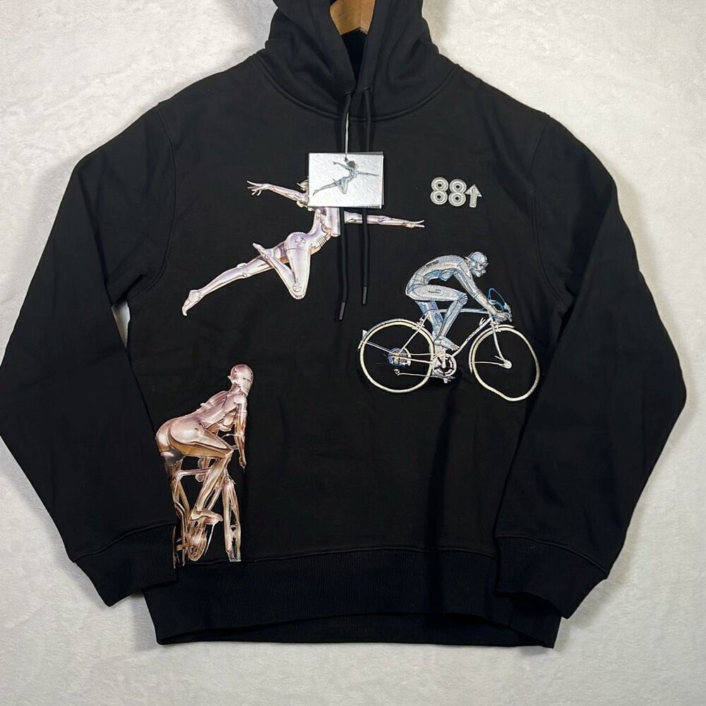 88Rising rare concert release digital robots 88 Sorayama hoodie pullover Men M‎
